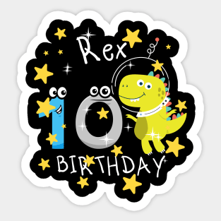 It's My 10th Birthday This Boy Is Now 10 Years Old Sticker